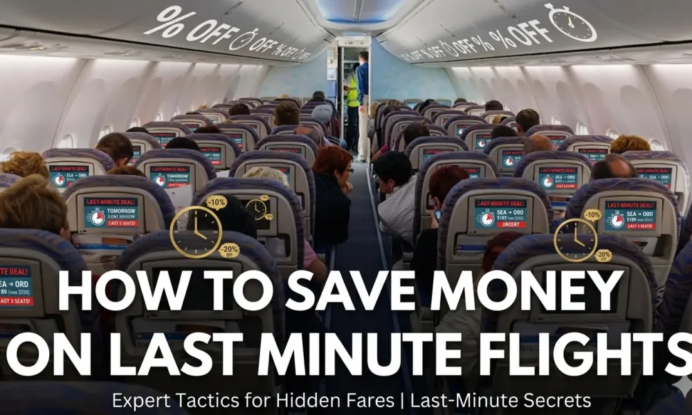 How to Save Money on Last Minute Flights