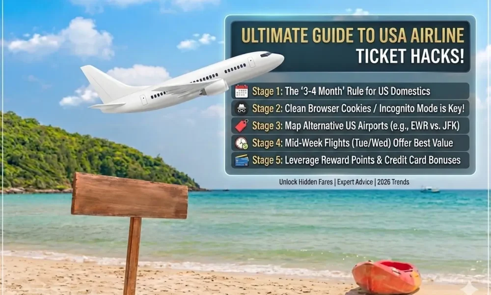 Airline Ticket Hacks USA | Best Tips to Save on Flight Booking
