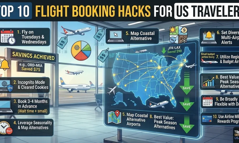 Top 10 Flight Booking Hacks for US Travelers | Save Money on Flights
