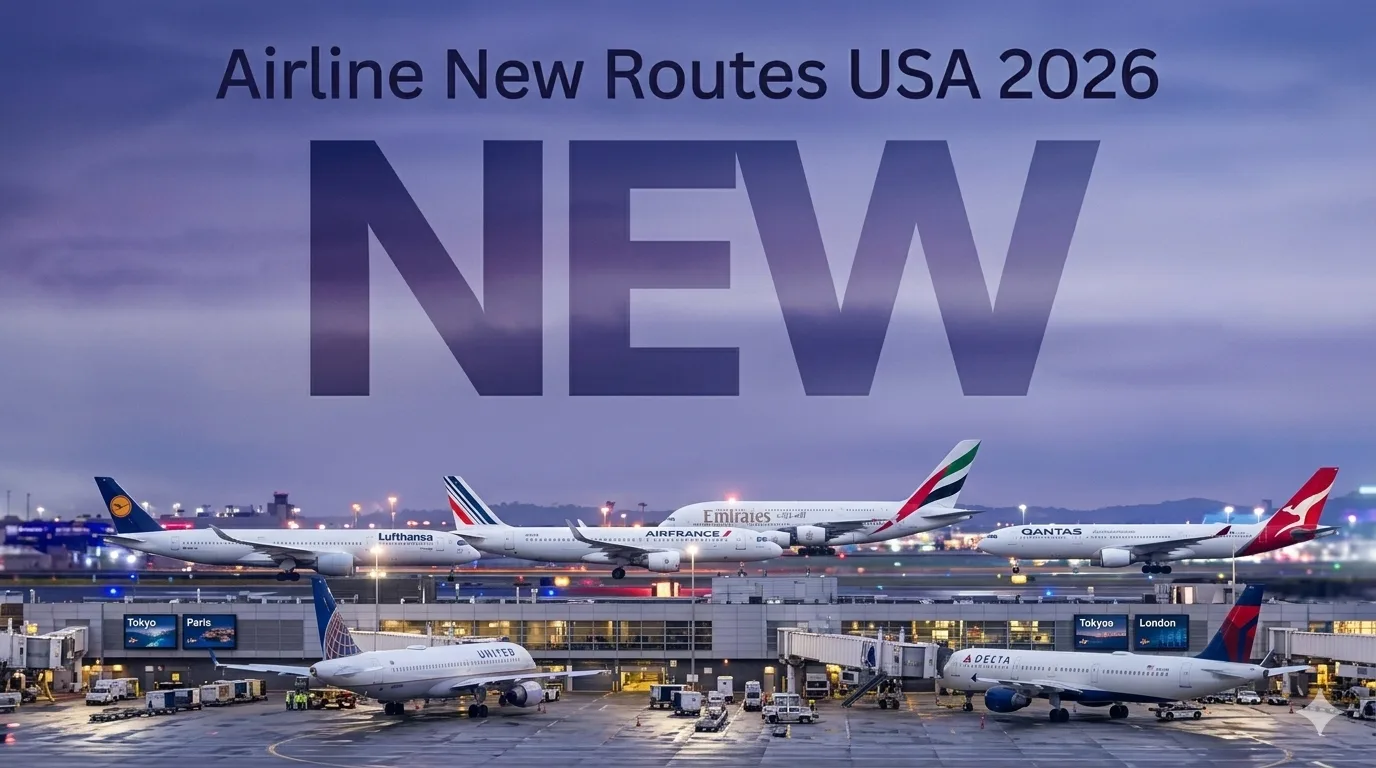 Airline New Routes USA 2026: Major Route Expansions and Travel ...
