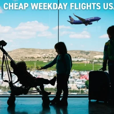 cheap weekday flights USA 2026