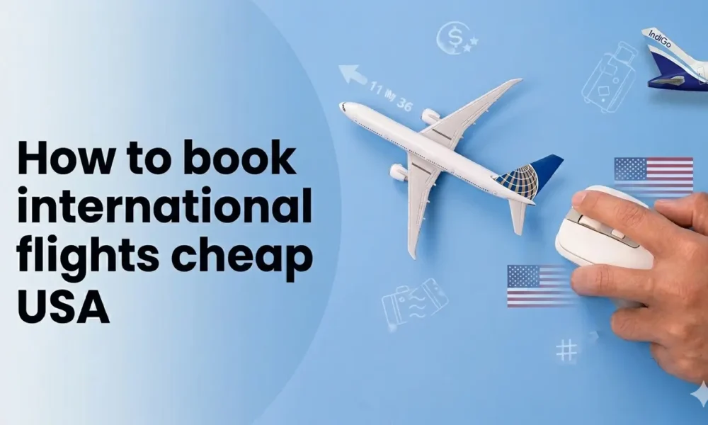 how to book international flights cheap USA