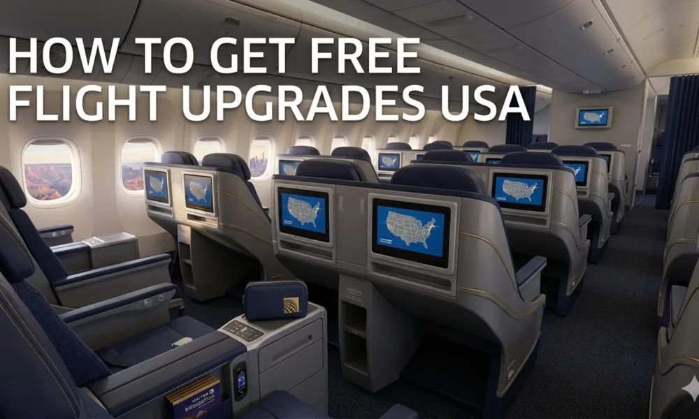 how to get free flight upgrades USA