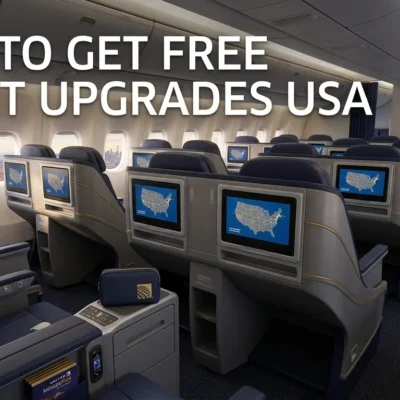 how to get free flight upgrades USA