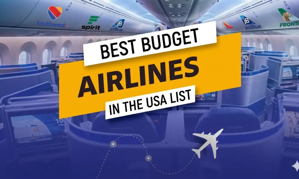 Best budget airlines in the USA list