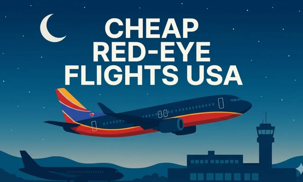 cheap red eye flights USA