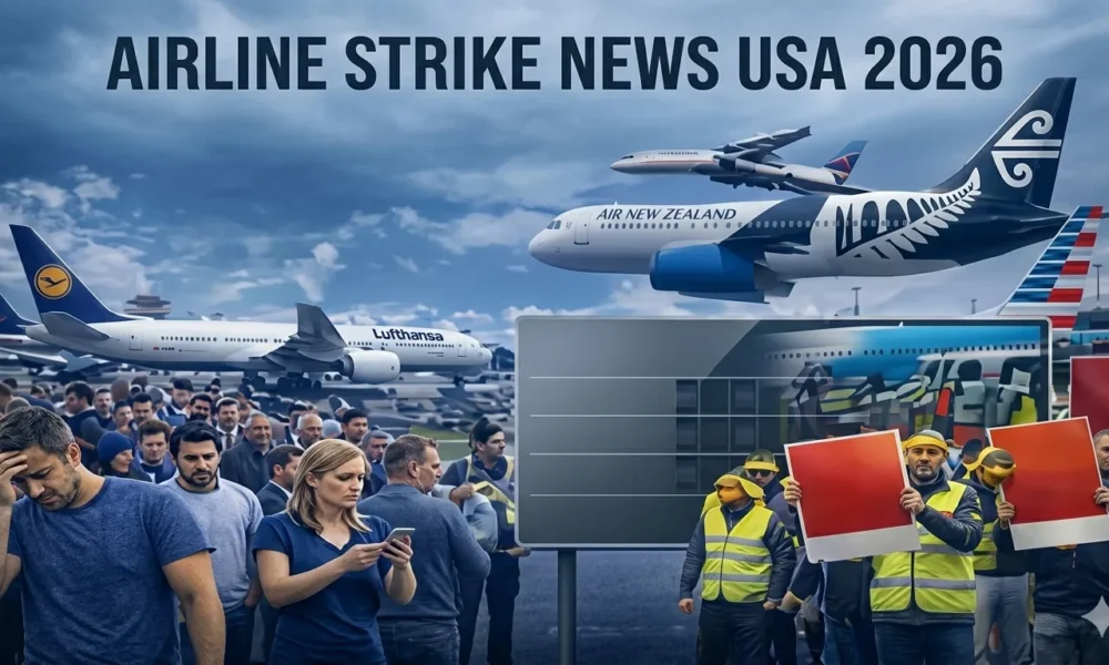 airline strike news USA 2026